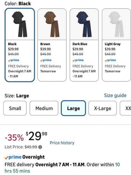 Yousify Women's Tunic and Pants Set - Large - Picture 12 of 15